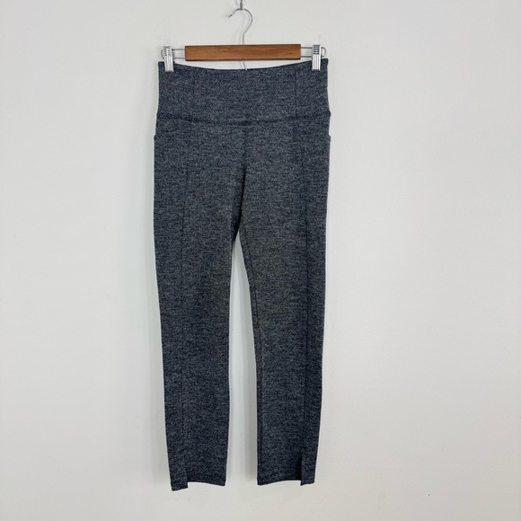 Athleta Mid-Rise Herringbone Mercer Compression Tight Side Pocket Leggings XS - Picture 2 of 10